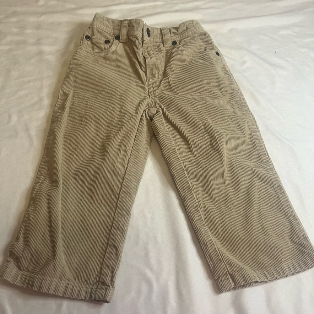 Polo Ralph Lauren Toddler Corduroy Pants 24M Tan Straight Leg